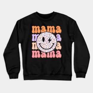 Mama One Dude Birthday Theme Family Crewneck Sweatshirt